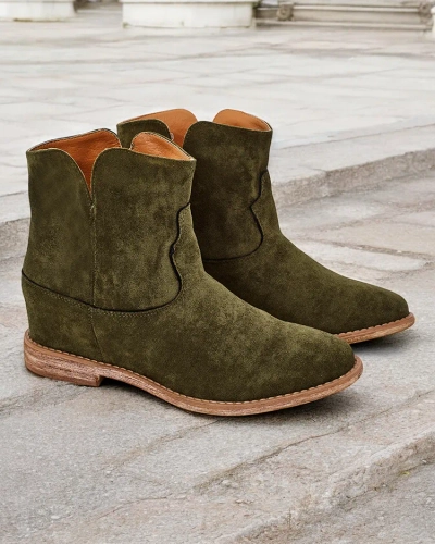 Royalfashion Черевички в стил каубой на покрита платформа Blueston