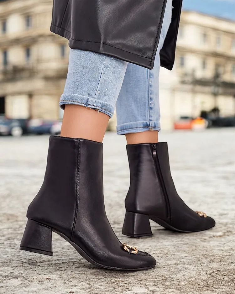 Женски боти на глезена от Royalfashion на модел Rozuli