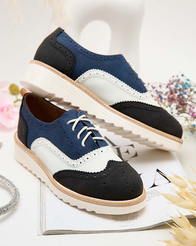 Royalfashion Дамски полуобувки Novlas с връзки