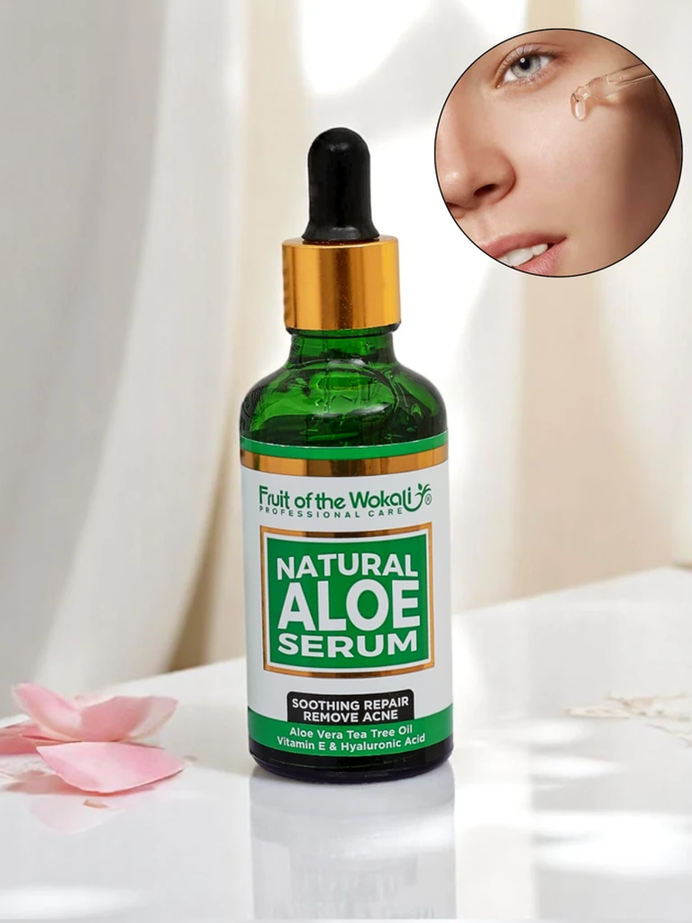 Плод на Wokali - Успокояваща и регенерираща серум за лице с алое