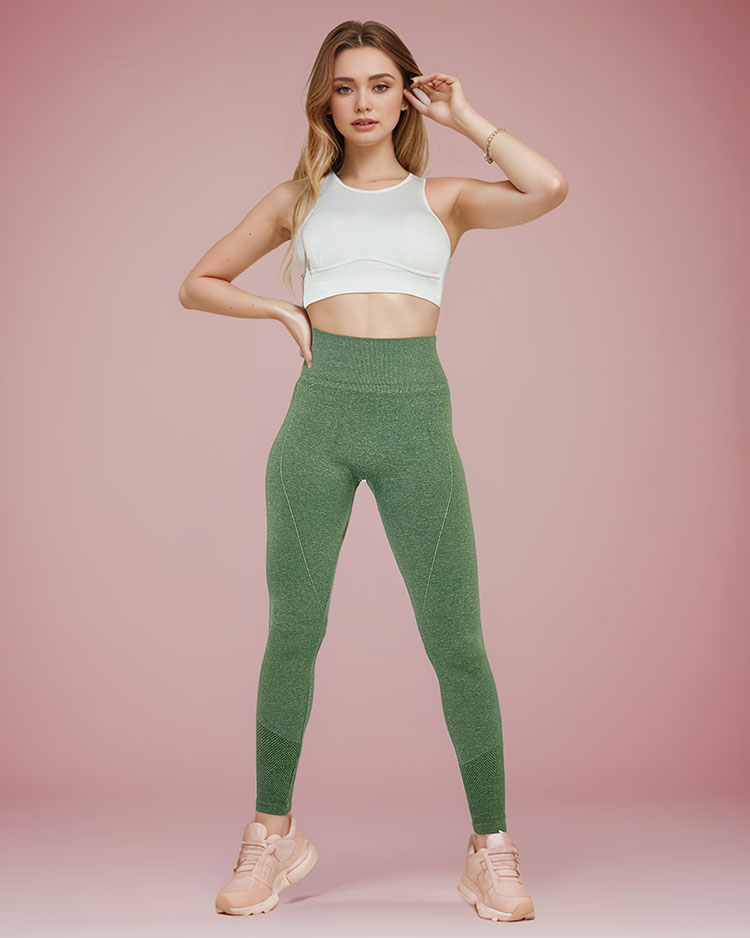 Royalfashion Дамски гамаши с оребряване