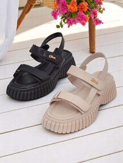 Royalfashion дамски сандали с по-дебела подметка Hortez