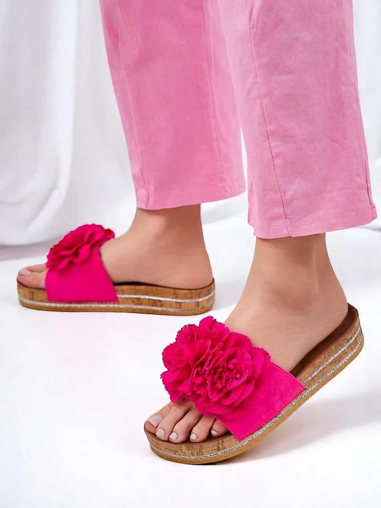 Royalfashion Дамски чехли с цветя Focce