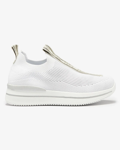 Дамски спортни обувки с надпис в бяло Cerppa- Footwear