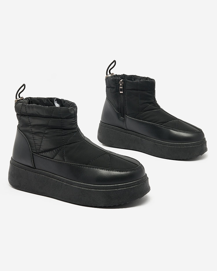 Royalfashion Дамски ботуши за сняг в черен цвят Fopinia