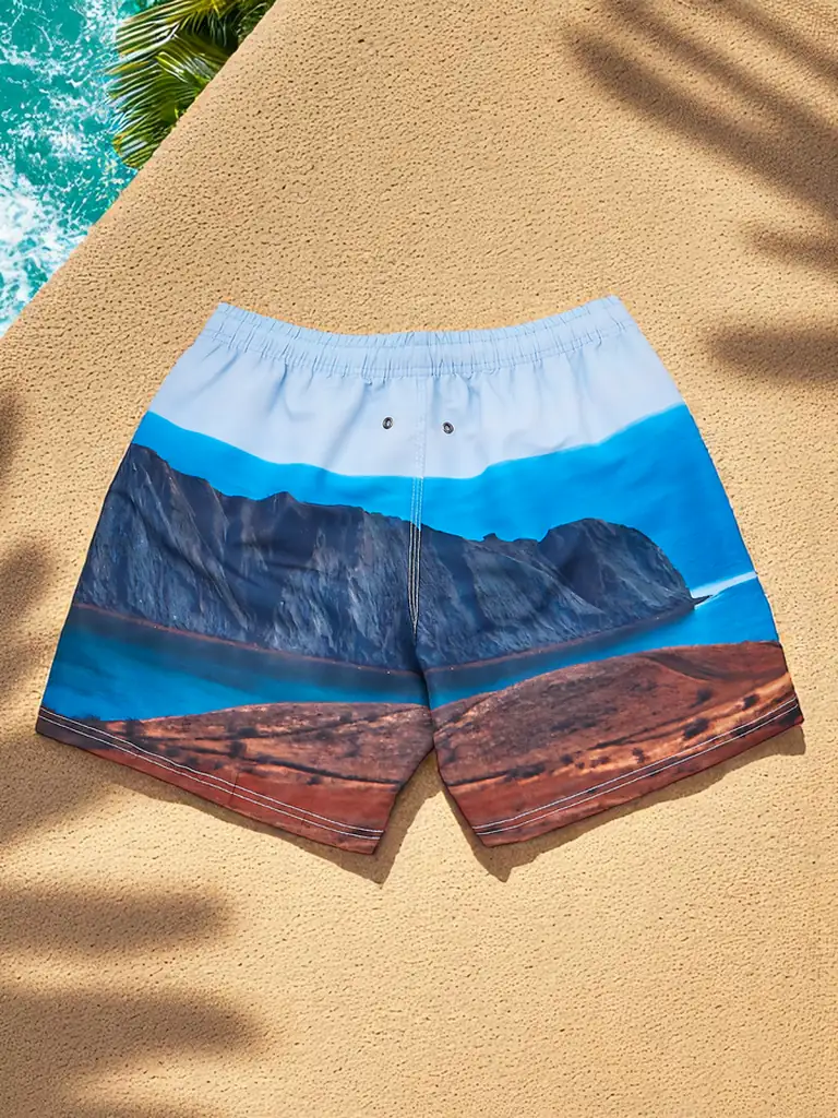 Royalfashion Спортни мъжки къси панталони със защитна мрежа