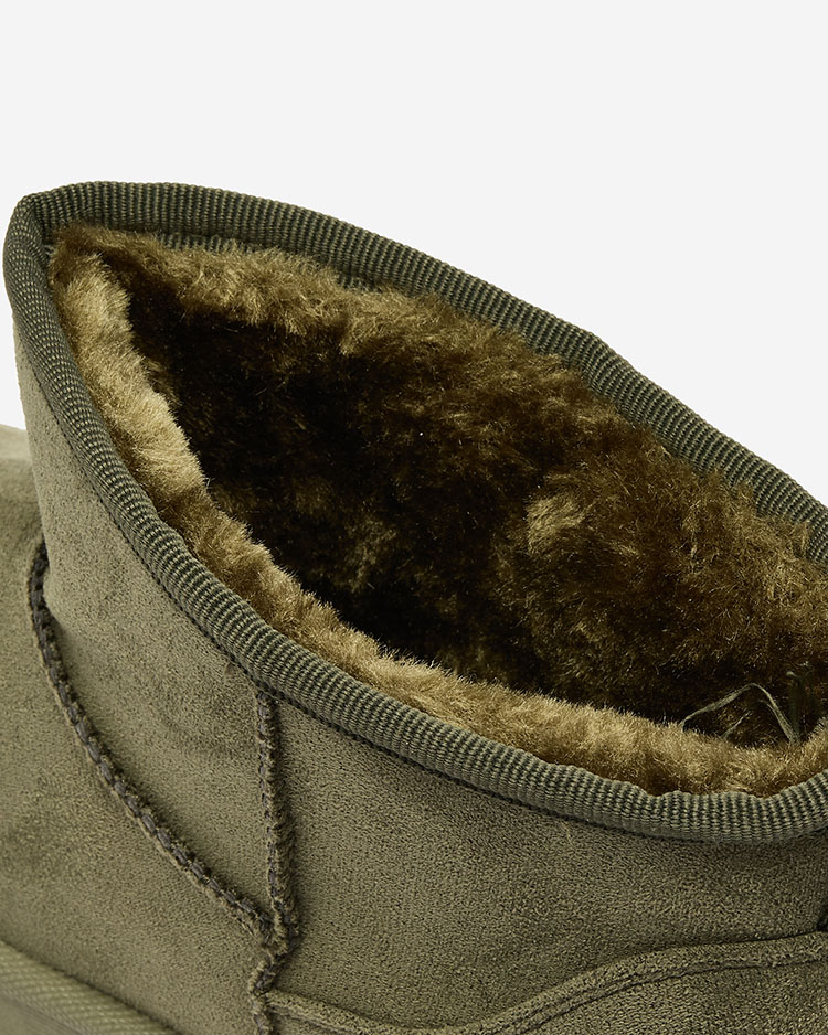 Royalfashion Зелени дамски ботуши за сняг на платформа Ersinella