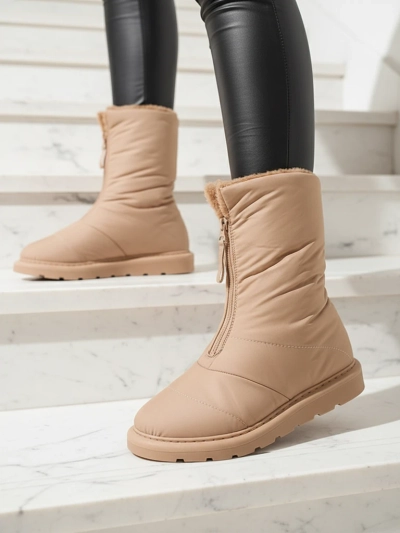 Дамски боти Elysium в светлокафяво за зимата