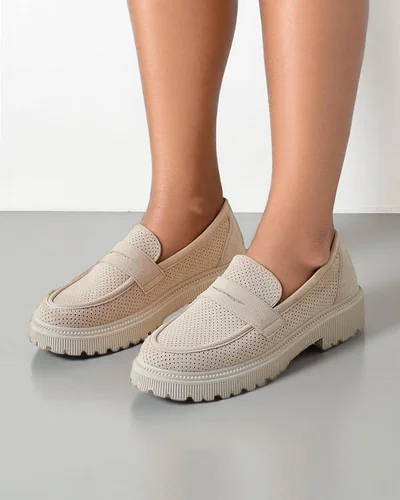 Royalfashion Женски еко-кожа мокасини Дюни