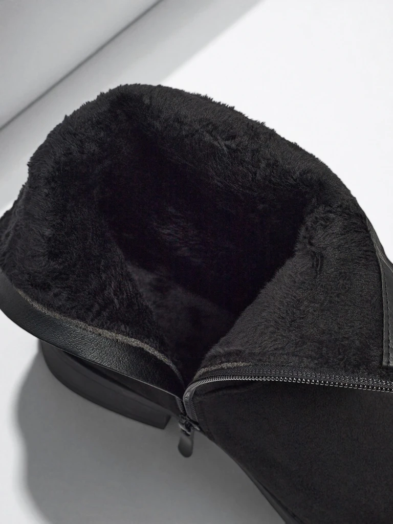 Високи дамски еко велурени боти Norvia