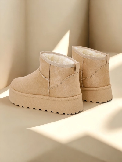 Royalfashion Къси снежни ботуши за жени Fofio