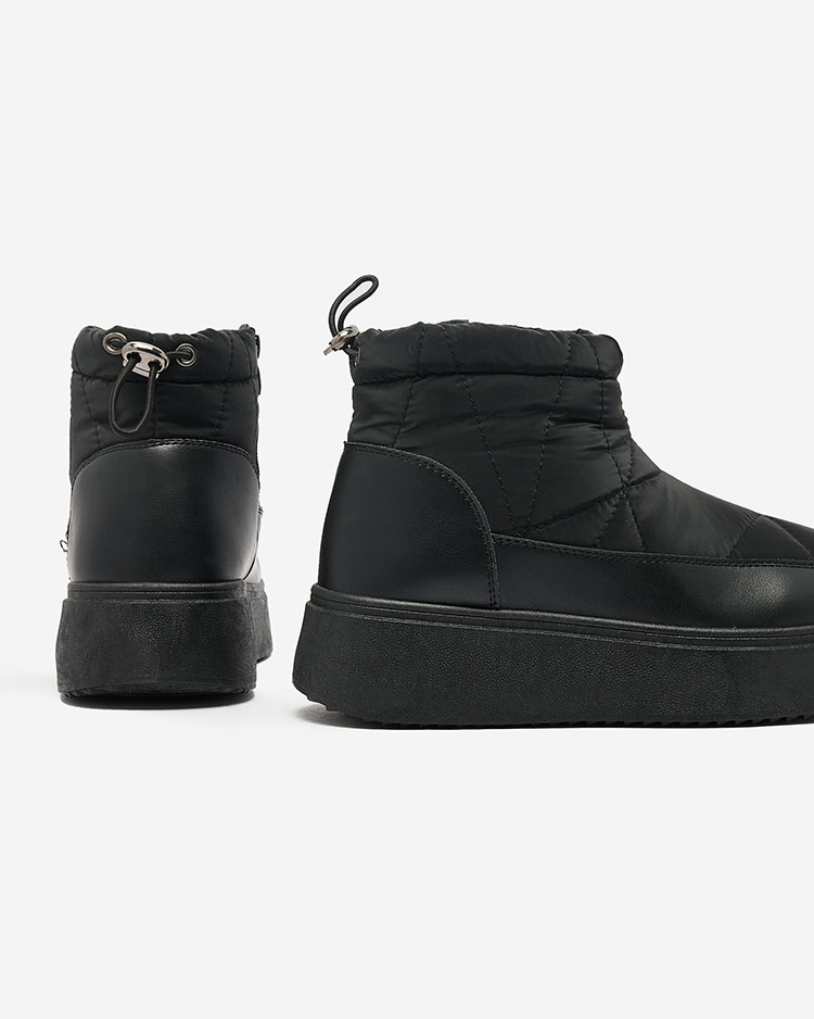 Royalfashion Дамски ботуши за сняг в черен цвят Fopinia