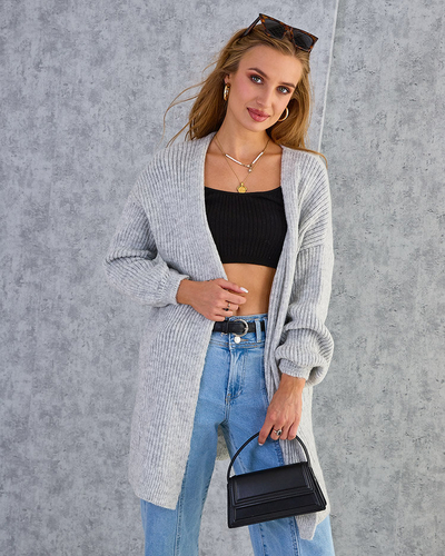 Royalfashion Дамски пуловер за спане в цвят фуксия