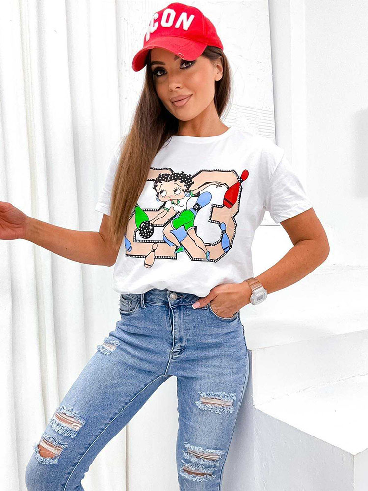 Royalfashion Дамска тениска с щампа