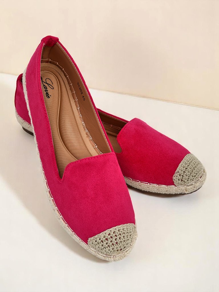 Royalfashion Дамски еспадрили еко велур Bombei