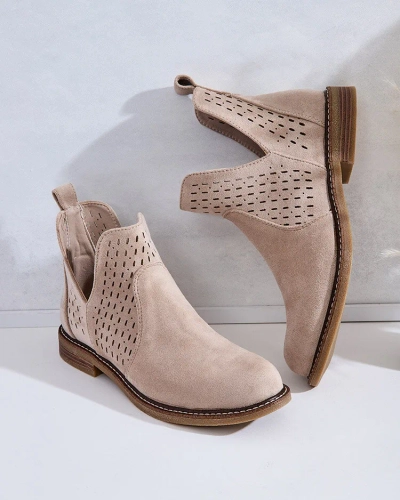 Royalfashion Дамски ботуши Ovilla от велур eko