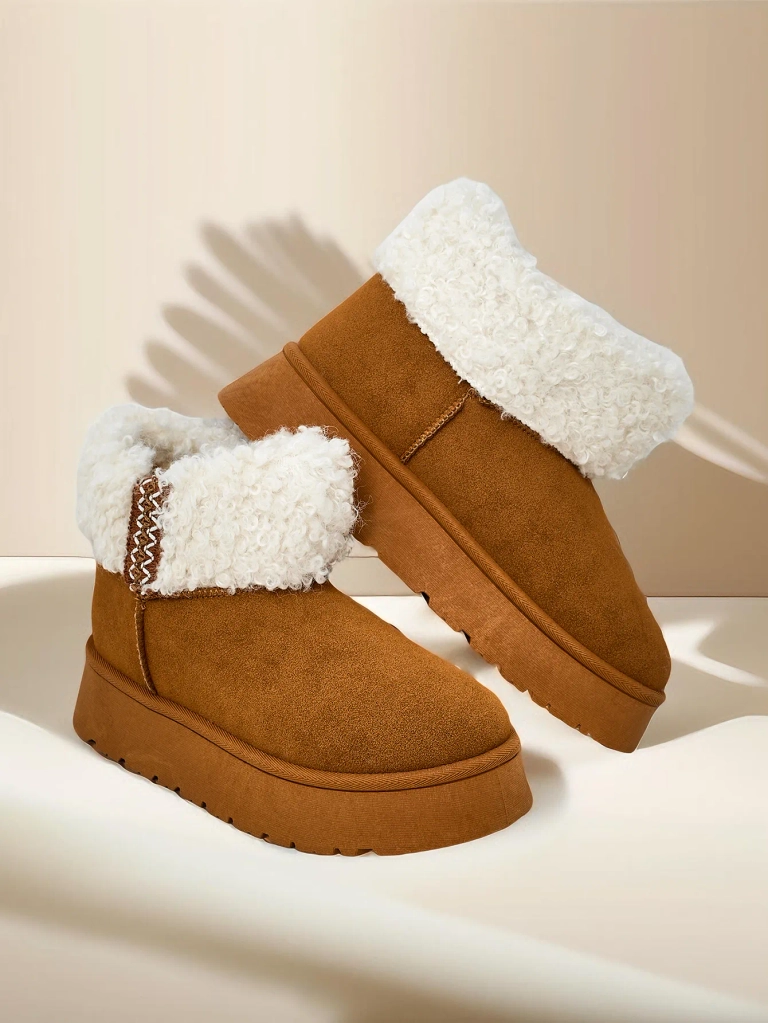 Дамски снежни ботуши Royalfashion с козина Rovvoy