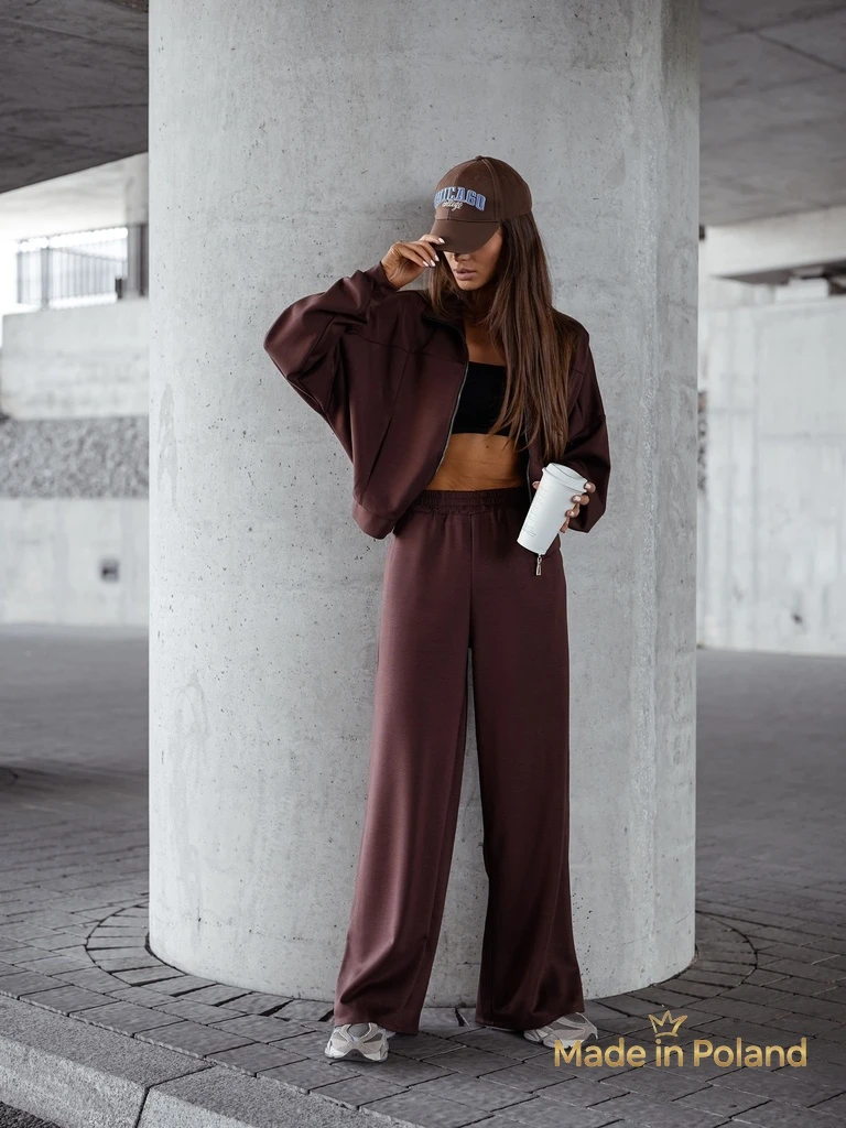 Дамски вискозен комплект анцуг Long Waves