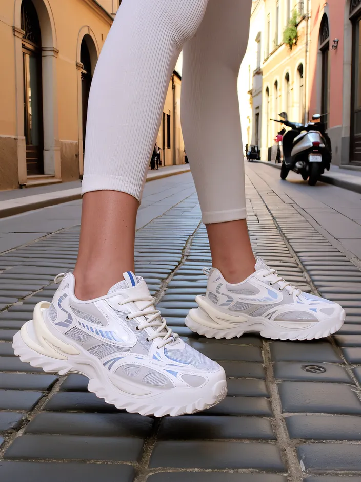 Royalfashion дамски лакови кецове Leysi