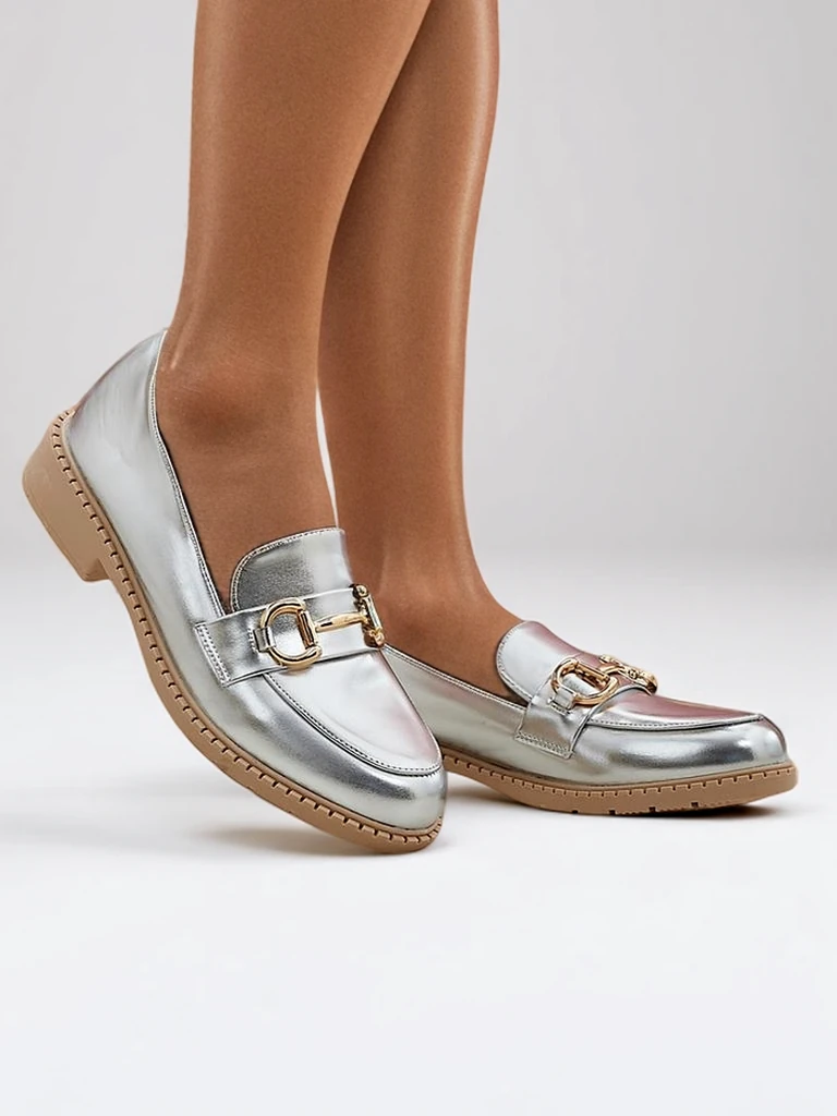 Дамски мокасини Royalfashion, изработени от матов еко-естествена кожа Bayla