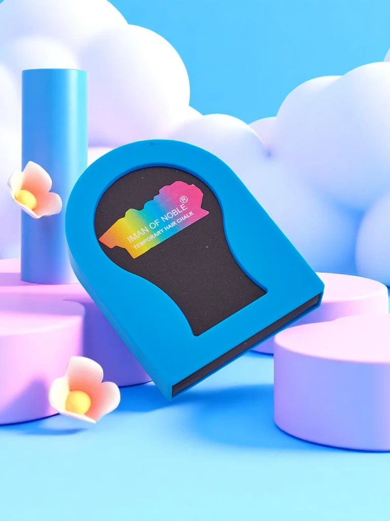 Боя за коса с тебешир Синя