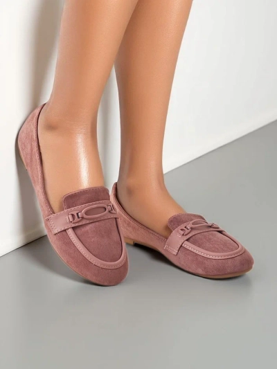 Royalfashion Женски мокасини от еко велур Zammei