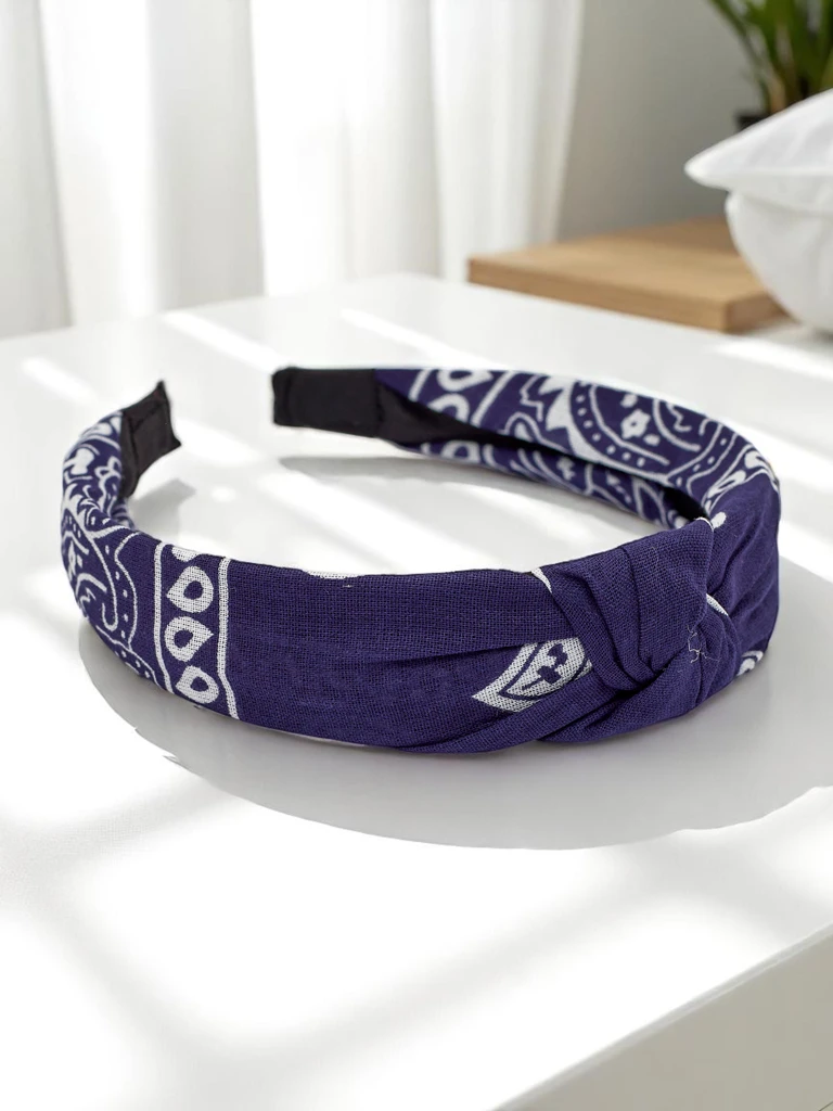 Royalfashion Шарена лента за коса Lena