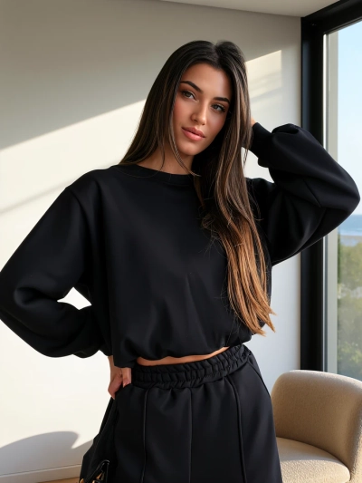 Royalfashion Женски комплект памучни анцузи