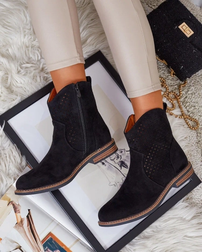 Royalfashion Дамски ажурни ботуши Toffas