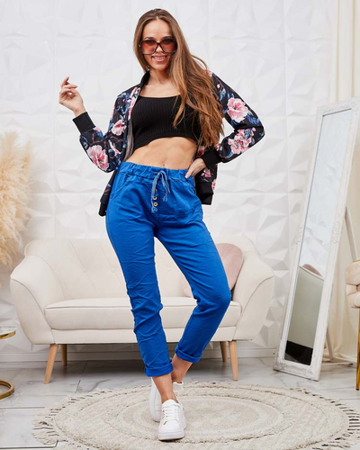 Royalfashion Дамски панталони от плат