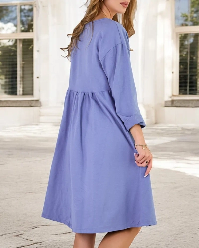 Royalfashion Дамска рокля от плат