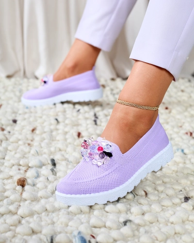 Royalfashion Лилави дамски половинки Enweta