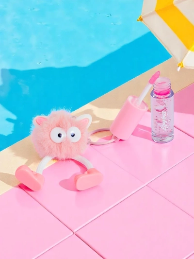 Блясък за устни за деца с пухкав чудовищен Лека Розова