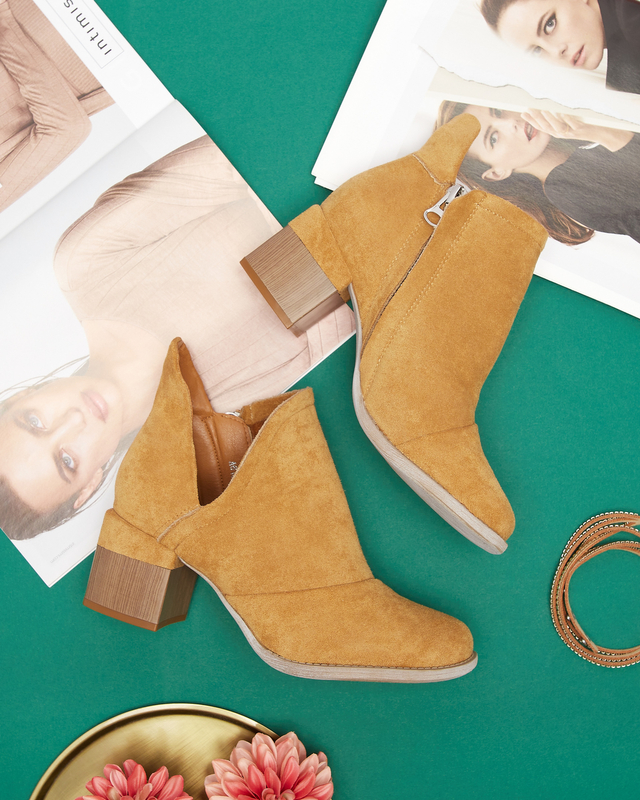 Дамски изолирани дамски боти на карела - Обувки