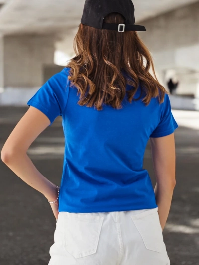 Royalfashion Женски памучен Т-Кройка Зайче Кажи Бъди Истински