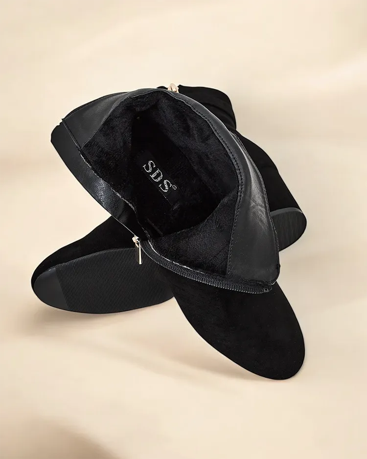 Дамски ботуши на Royalfashion Линомо на глезена