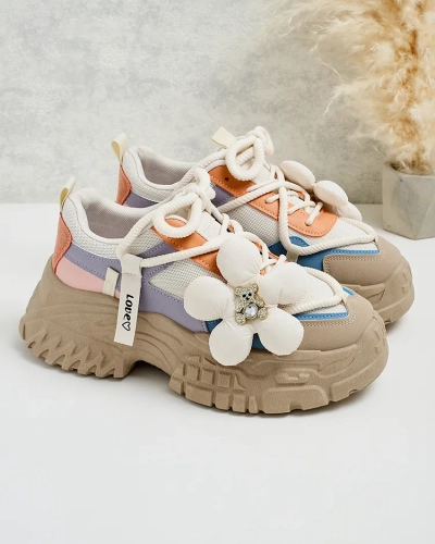 Royalfashion Дамски кецове на платформа Bereya