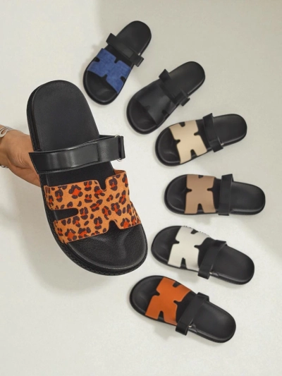 Royalfashion дамски чехли от еко кожа FlexiComfi