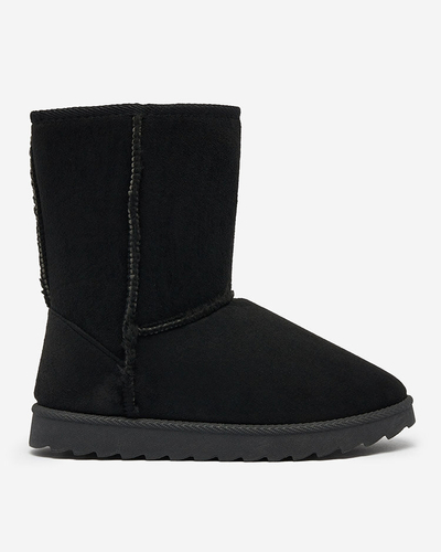 Royalfashion Черни ботуши a'la snow boots за жени Leaner