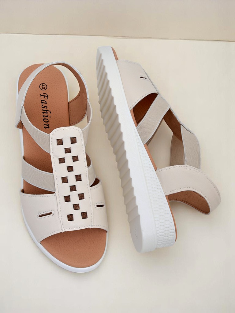 Royalfashion дамски сандали на нисък клин Sora