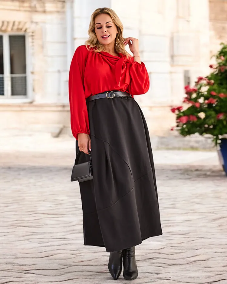 Дамска миди пола на Royalfashion