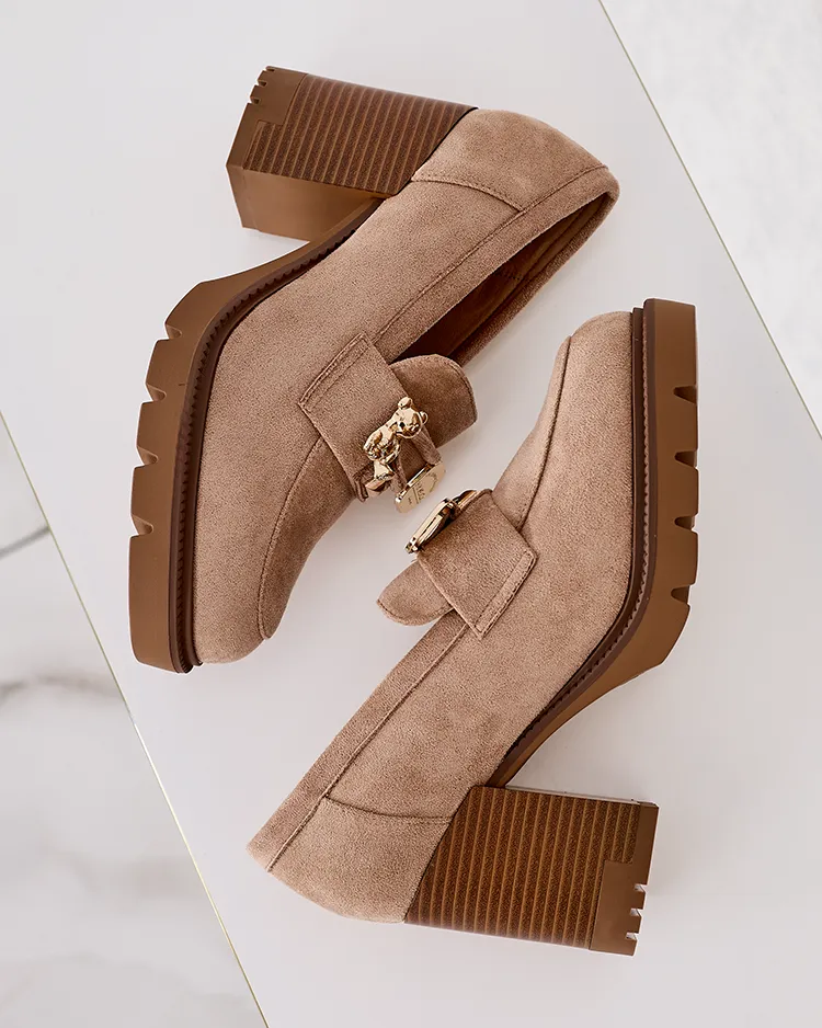 Royalfashion Дамски мокасини на висок ток Nezii