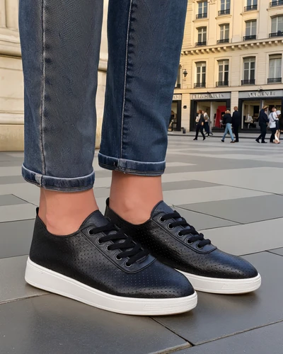 Royalfashion Дамски перфориран спортен обувки Pumbes