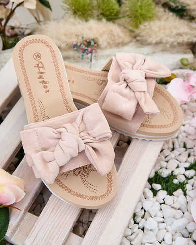 Royalfashion Дамски джапанки с панделка Erinner