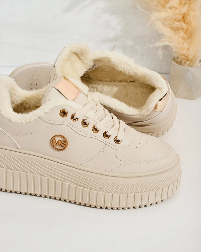 Royalfashion Затоплени дамски маратонки с кожа Sofi