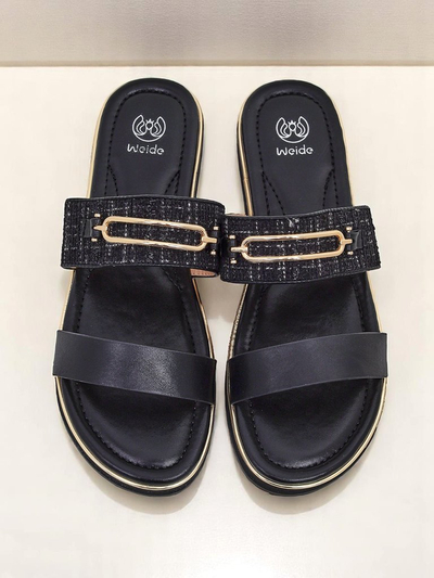 Royalfashion дамски чехли с равна подметка Mamma