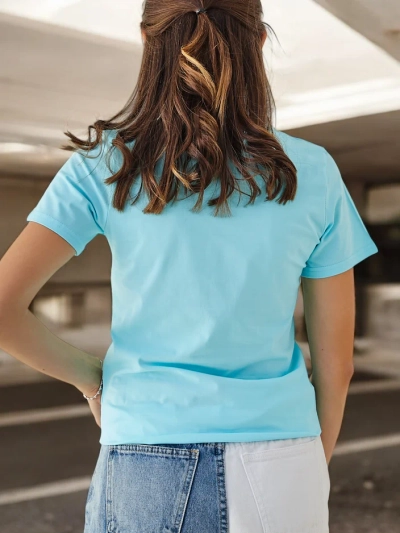 Royalfashion Женска памучна блуза с надпис