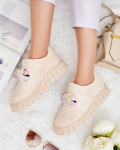 Royalfashion Спортни полуобувки с цветни камъни Resinello