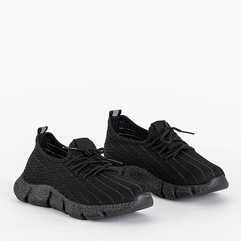 Czarne damskie sportowe buty Noliko - Obuwie