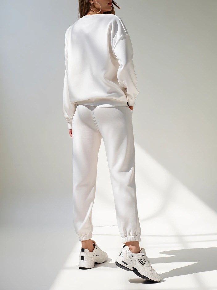 Royalfashion Женски комплект от вискоза с цвете